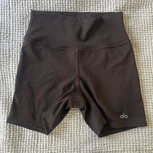 Brown Alo Yoga Shorts